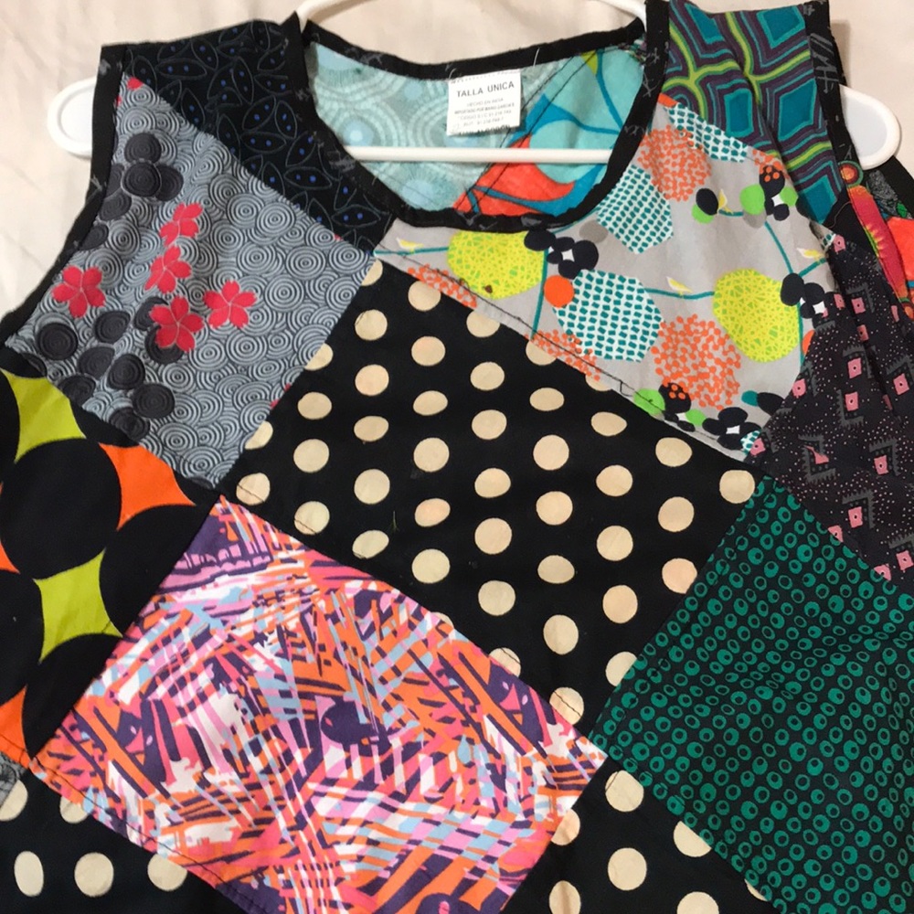 Patchwork Art Dress - image 2